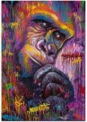 Diamond painting - Colorful Monkey 40x50 cm thumbnail