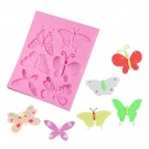 silikonform - 6 sommerfugler thumbnail