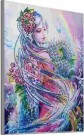 Diamond painting - Fairy girl 40x30 cm thumbnail