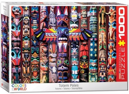 Puslespill - Totem poles 1000