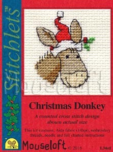 Mini korssting - Christmas Donkey