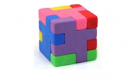 Viskelær - cube 3x3cm