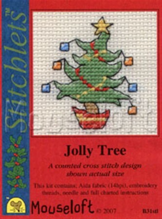 Mini korssting - Jolly Tree