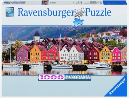 Ravensburger puslespill - Bergen, Norge panorama 1000