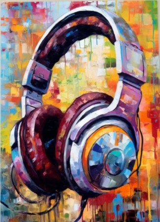 Paint by numbers - Headset 40x50cm
