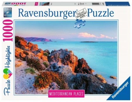 Ravensburger puslespill -  Mediterranean Places 1000
