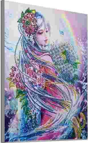 Diamond painting - Fairy girl 40x30 cm