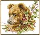 Korssting pakke - Brown bear 35x32 (Påtegnet) thumbnail
