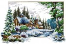 Korssting pakke - Delight in winter 50x33cm thumbnail
