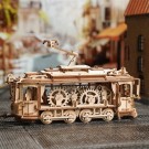 Classic city tram - Byggesett i tre m/ mekaniske gir thumbnail