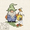 Mini korssting - Gnome With Watering Can thumbnail
