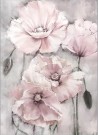 Paint by numbers - Pink blomster (1) thumbnail
