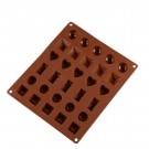 30 biter silikon sjokoladeform thumbnail