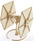 Star Wars byggesett i tre med bok - Tie Fighter thumbnail