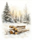 Paint by numbers - Vinter 40x50cm thumbnail