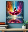 Paint by numbers - Colorful Rain 40x50cm thumbnail