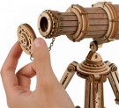 Monocular teleskop - Byggesett i tre thumbnail