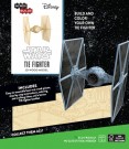 Star Wars byggesett i tre med bok - Tie Fighter thumbnail