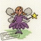 mini broderisett - korssting sett - fe - fairy thumbnail