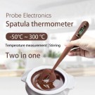 Silikon slikkepott med termometer thumbnail