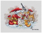 Korssting pakke - Gave utdeling 22x19cm - 14CT thumbnail