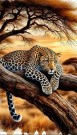 Diamond painting - Leopard 40x80cm thumbnail