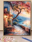 Paint by numbers - Sunset Town 40x50cm thumbnail