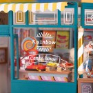 Rainbow candy house - Byggesett m/ lys thumbnail