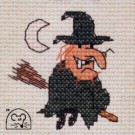 Halloween mini korssting - Heks thumbnail