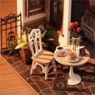 Slow life cafè - Byggesett m/ lys - DIY Miniature Room thumbnail