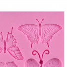 Silikonform - 6 sommerfugler thumbnail
