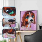 Diamond painting - Big eys dog 30x30 cm thumbnail
