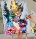 Paint by numbers - Mor og barn 40x50cm thumbnail