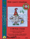 Mini korssting m/ kort & konvolutt - A Gift from a Gnome thumbnail