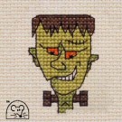 Halloween mini korssting - Frankenstein thumbnail