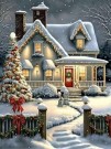 Diamond painting - Jule hygge 40x50cm thumbnail