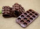Sjokolade silikonform - Plomme blomst thumbnail