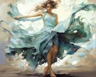 Paint by numbers - Dancer 40x50cm thumbnail