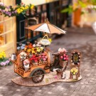 Blomster Vogn - Byggesett i tre thumbnail