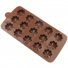 Sjokolade silikonform - Firkløver thumbnail
