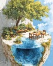 Paint by numbers - Klippens hemmelighet 40x50cm thumbnail