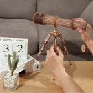 Monocular teleskop - Byggesett i tre thumbnail