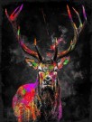Diamond painting - Colorful Deer 40x50cm thumbnail