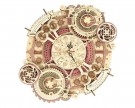 Zodiac veggklokke - Byggesett i tre thumbnail