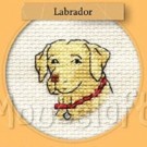 Labrador - Korssting / Brodering for barn thumbnail