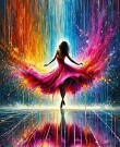 Paint by numbers - Colorful Rain 40x50cm thumbnail
