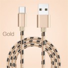 USB ladekabel type C - 50cm - Gold thumbnail