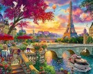 Paint by numbers - Sommer i Paris 40x50cm thumbnail