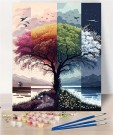 Paint by numbers - Årstidenes tre 40x50cm thumbnail