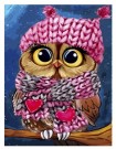 Diamond painting - Cosy Owl 30x40 cm thumbnail